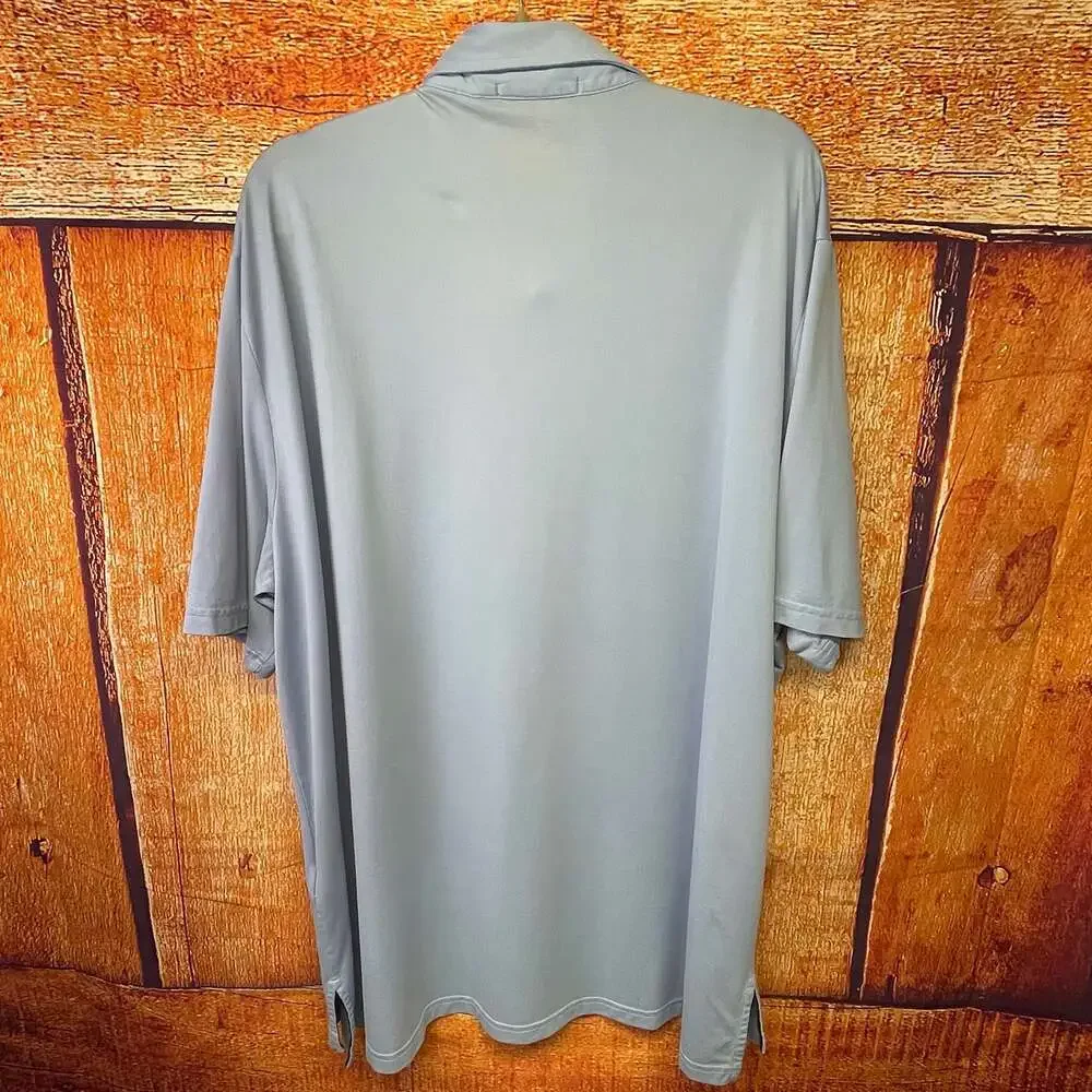 Ralph Lauren Performance Wicking Short Sleeve Polo Shirt Light Blue XXL
